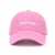 Tired mom baseball cap close-up-2 "tired mom"